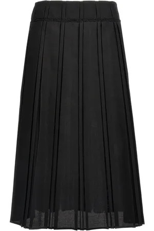 Jil Sander Pleated midi skirt