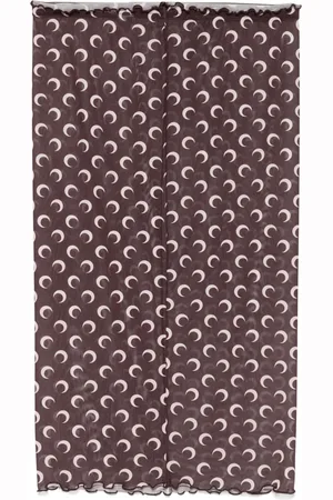 Marine Serre Crescent moon-print midi skirt