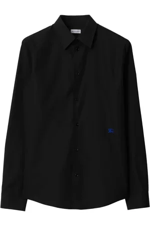 Burberry EKD-embroidered cotton shirt