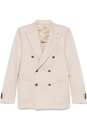 TAGLIATORE Brooch-detail blazer