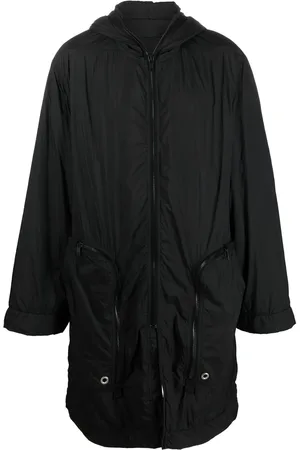 Rick Owens Hooded quilted coat