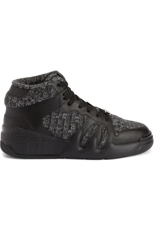Giuseppe Zanotti Talon knitted-panels sneakers