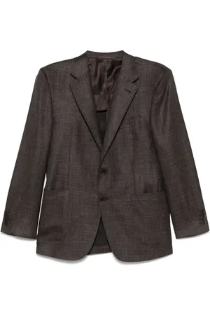 CANALI Marl-knit blazer
