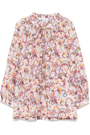 CENERE GB Floral-print blouse