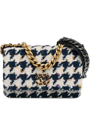 CHANEL 2020 Tweed 19 Wallet On Chain satchel