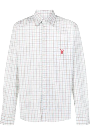WALTER VAN BEIRENDONCK Embroidered-logo shirt