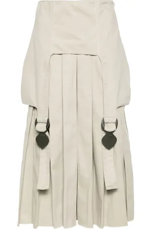 Sinéad O’Dwyer Pleated wide-leg trousers