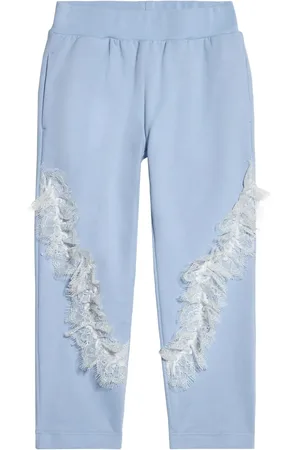 Roberto Cavalli Lace-detail tracksuit bottoms