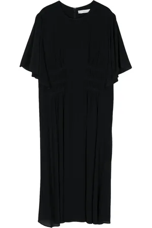 Chloé Ruched-detailing silk dress