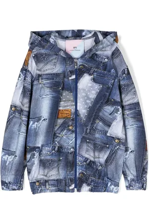 Chiara Ferragni Graphic-print denim jacket