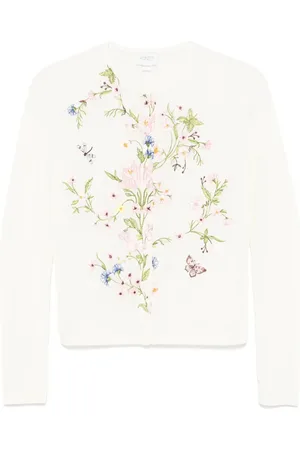 Giambattista Valli Floral-embroidered cardigan