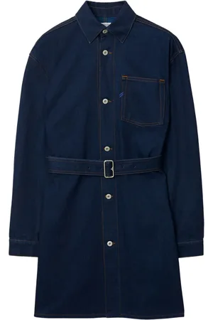 Burberry Japanese belted denim shirtdress