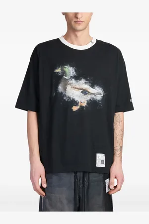 Maison Mihara Yasuhiro Duck-print T-shirt