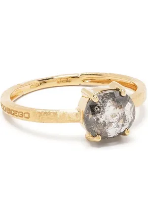 Marco Bicego 18kt yellow grey diamond ring