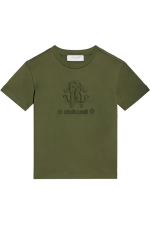 Roberto Cavalli Logo-embroidered T-shirt