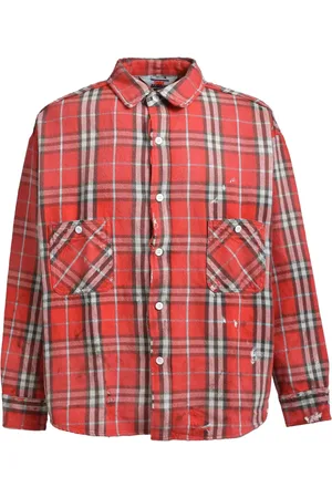SAINT MXXXXXX Check-print shirt