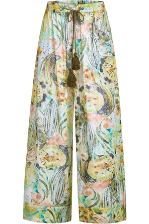 Marie Oliver Ariel drawstring wide-leg trousers