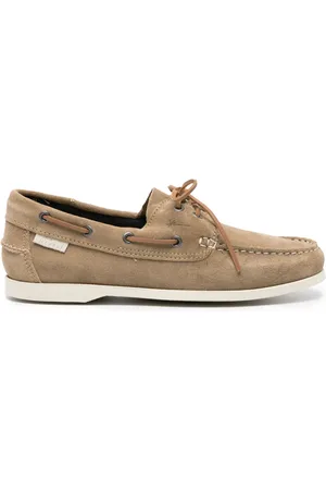 MANEBI Hamptons suede boat shoes