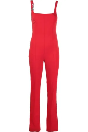Patrizia Pepe Square-neck sleeveless jumpsuit