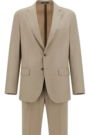 Boggi Milano Herringbone wool suit