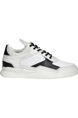 Filling pieces Leather-panelled sneakers