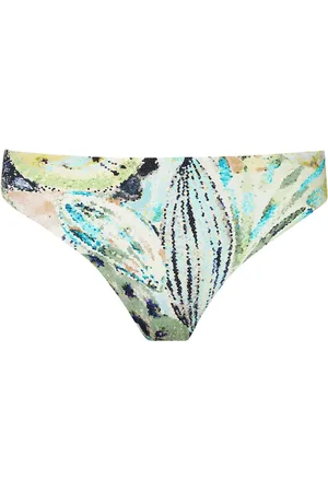Marie Oliver Elle floral-print bikini bottoms