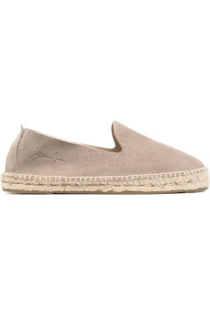 MANEBI Round-toe suede espadrilles