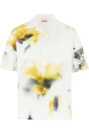 Alexander McQueen Tie-dye cotton shirt
