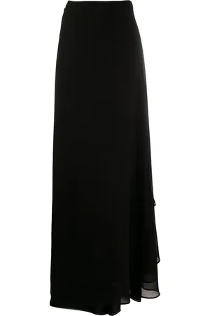 TALBOT RUNHOF Draped-side wide-leg trousers