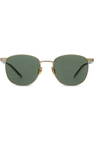 Saint Laurent Logo-engraved sunglasses