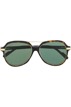 Cartier C Décor oversized-frame sunglasses