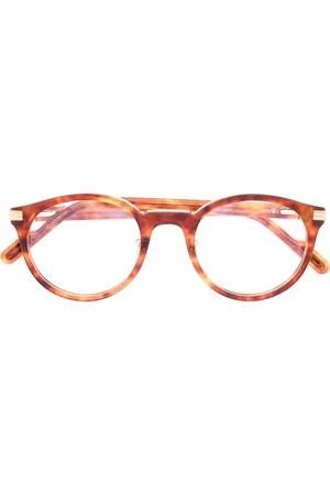 Cartier Round-frame clear-lens glasses