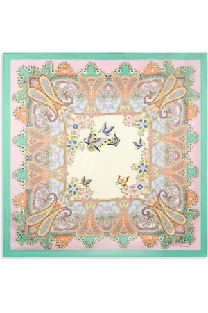 Etro Floral-print silk foulard
