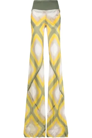 Rick Owens All-over graphic-print trousers