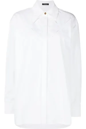 VERSACE Cut-out detail long-sleeve shirt