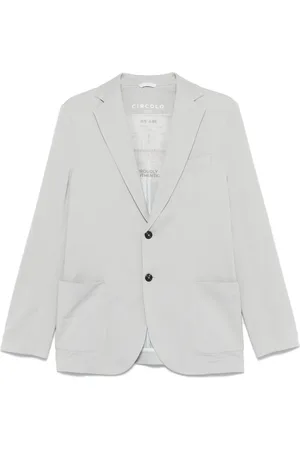 Circolo Piqué-weave blazer