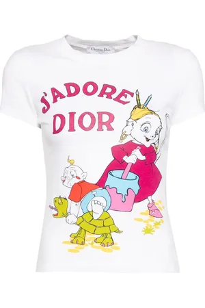 Dior 2002 graphic-print T-shirt