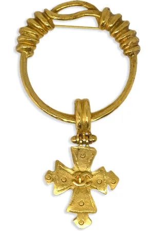 CHANEL 1994 cross brooch