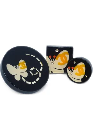 CHANEL 2007 butterfly-motif brooches (set of three)
