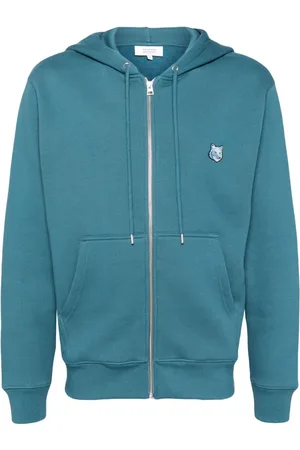 Maison Kitsuné Bold Fox head patch comfort hooded jacket
