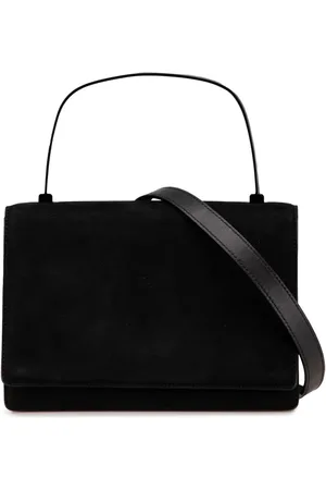 Salvatore Ferragamo 2000-2024 Suede Metal Top Handle Bag satchel