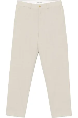 Carter Young Slub-texture trousers