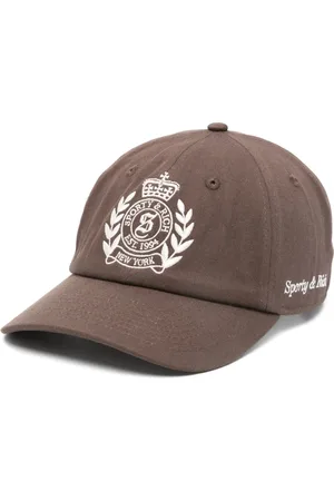 Sporty & Rich H&W Crest baseball hat