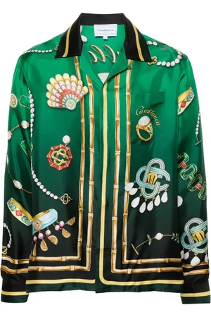 Casablanca La Boite A Bijoux silk shirt