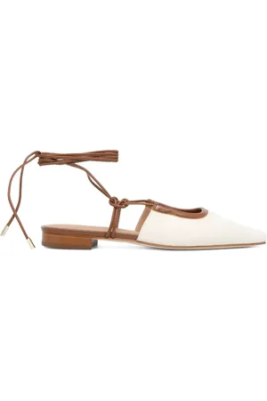 HUGO BOSS Tie-fastening ballerina shoes