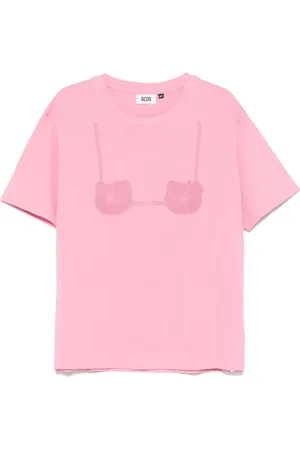 GCDS X Hello Kitty printed-bra T-shirt