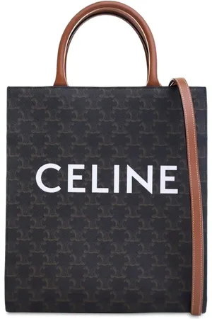 Céline 2020 Small Triomphe Coated Canvas Vertical Cabas satchel