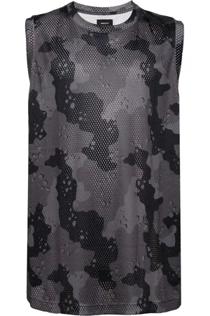 Breathe Camo mesh tank top