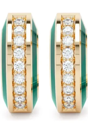 LOEV 18kt yellow Eternity diamond earrings
