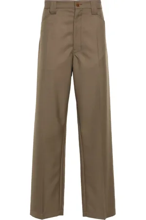 LEMAIRE Pressed-crease straight trousers